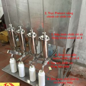 Máy Chiết Rót Bán Tự Động 4 Vòi Vinsun