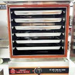 Tủ Cơm 6 Khay Gas Điện Nấu 20 Kg Gạo VinSun