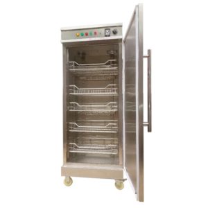 Tủ Sấy Bát Công Nghiệp 1 Cánh 5 Tầng 2 Lớp Inox Điện Tự Động