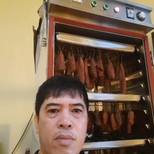 Tủ Sấy Nông Sản Điện Tự Động 12 Khay Inox 1 Lớp Dùng 30 Kg Nông Sản VinSun