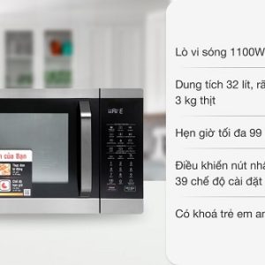 Lò vi sóng có nướng Sharp R-C932XVN-BST 32 lít