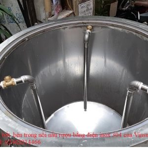 Nồi Nấu Rượu Bằng Điện Đa Năng 20 Kg Inox 304 cả 3 lớp VinSun