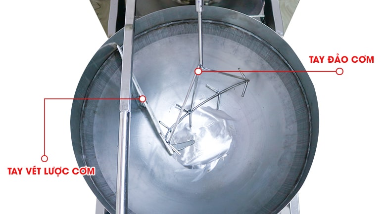 Máy Rang Cơm Chiên Cơm Xào Nấu 10 Xuất Gas Điện Tự Động VinSun Máy Rang Cơm Chiên Cơm Xào Nấu 10 Xuất Gas Điện Tự Động VinSun