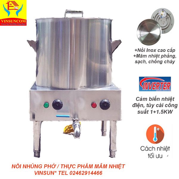 Nồi Phở Mâm Nhiệt 20 Lít VinSun