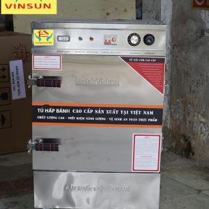 Tủ Hấp Xúc Xích 6 Khay Điện Tự Động 20 Kg Thịt