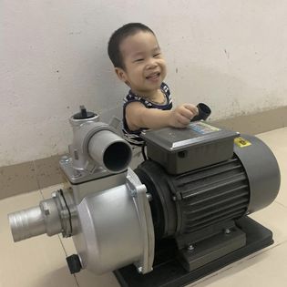 Máy Bơm Hút Đẩy Hóa Chất 2200W Hiệu Suất Đến 5m3 Việt Nam nhãn VinSun