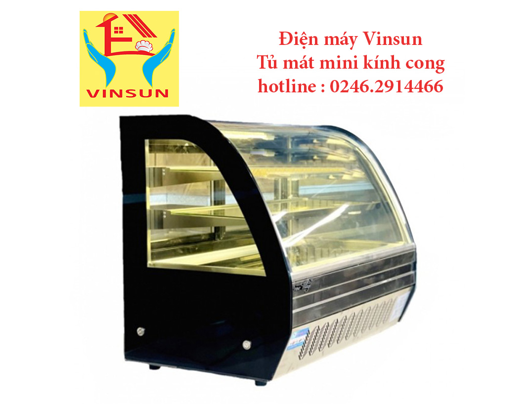 Tủ Mát mini kính cong Vinsun Tủ Mát mini kính cong Vinsun