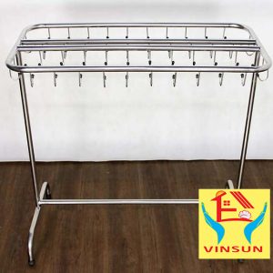 Giá Phơi Khăn Mầm Non Chữ T Inox PK-CT-VSC12 Sản Xuất Bởi Vinsun