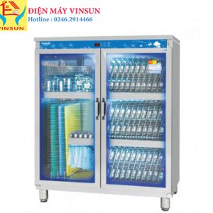 Tủ Inox Sấy Dao Thớt Khử Khuẩn 2 Cánh Vinsun